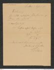 Nachlass Franz Steindachner, Brief von Franz Sikora an das k.k. naturhistorische Hofmuseum (05.09.1896), Inv.Nr. 482.07, Seite 1
